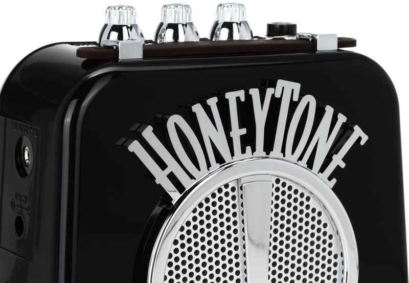 Danelectro Honeytone N-10 Guitar Mini Amp, Black with belt clip - Image 4